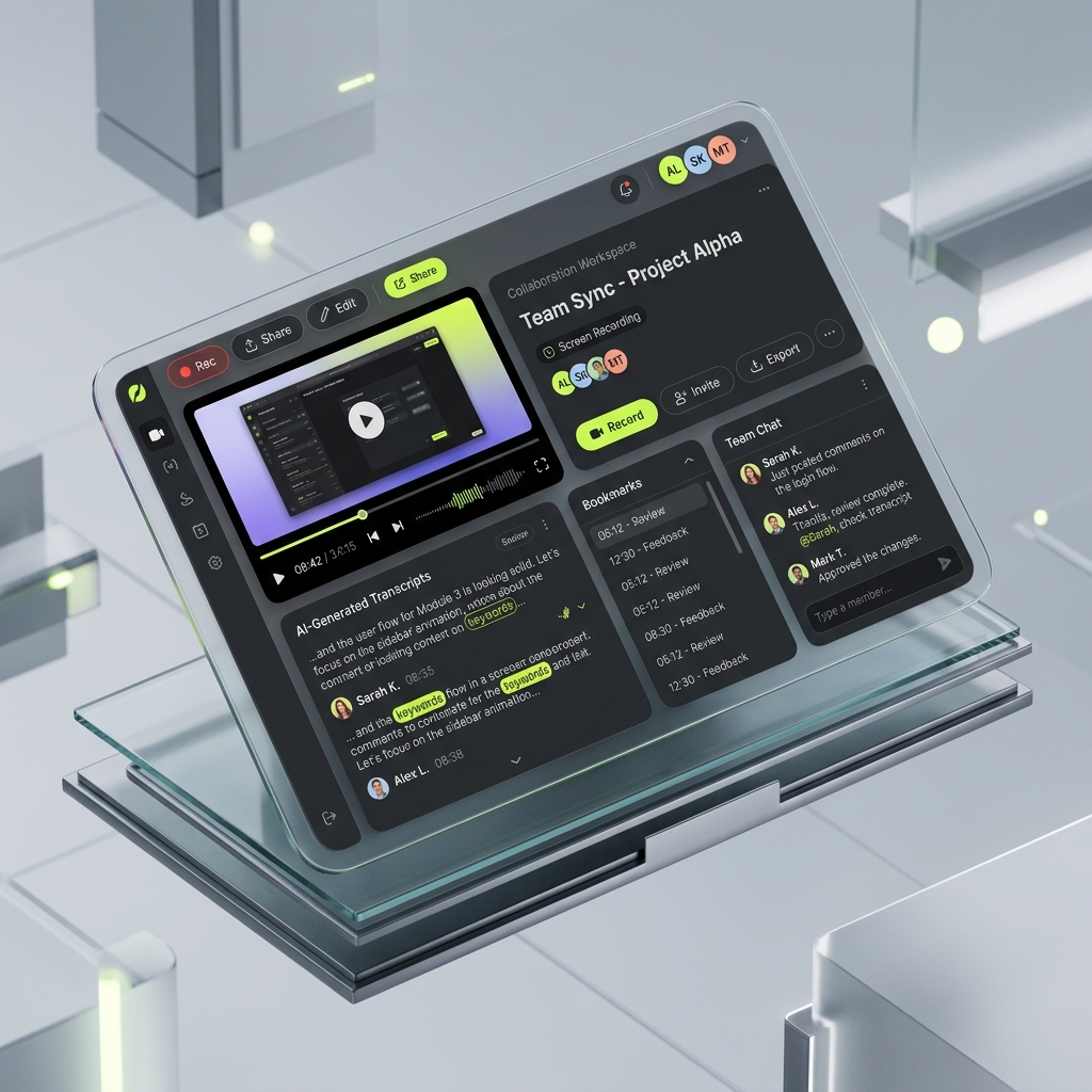 Screencord Dashboard Mockup